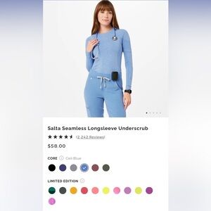 Limited edition underscrub top